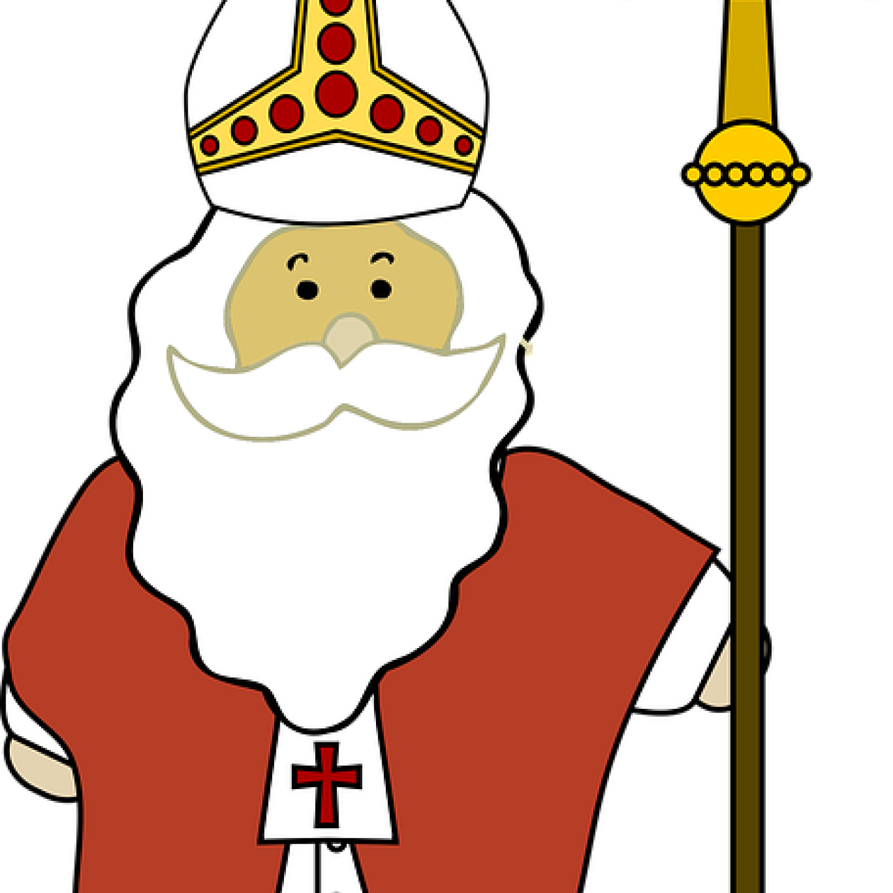 Illustration von Bischof Nikolaus