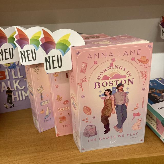 Die drei Bände der Mornings-in-Boston-Reihe von Anna Lane