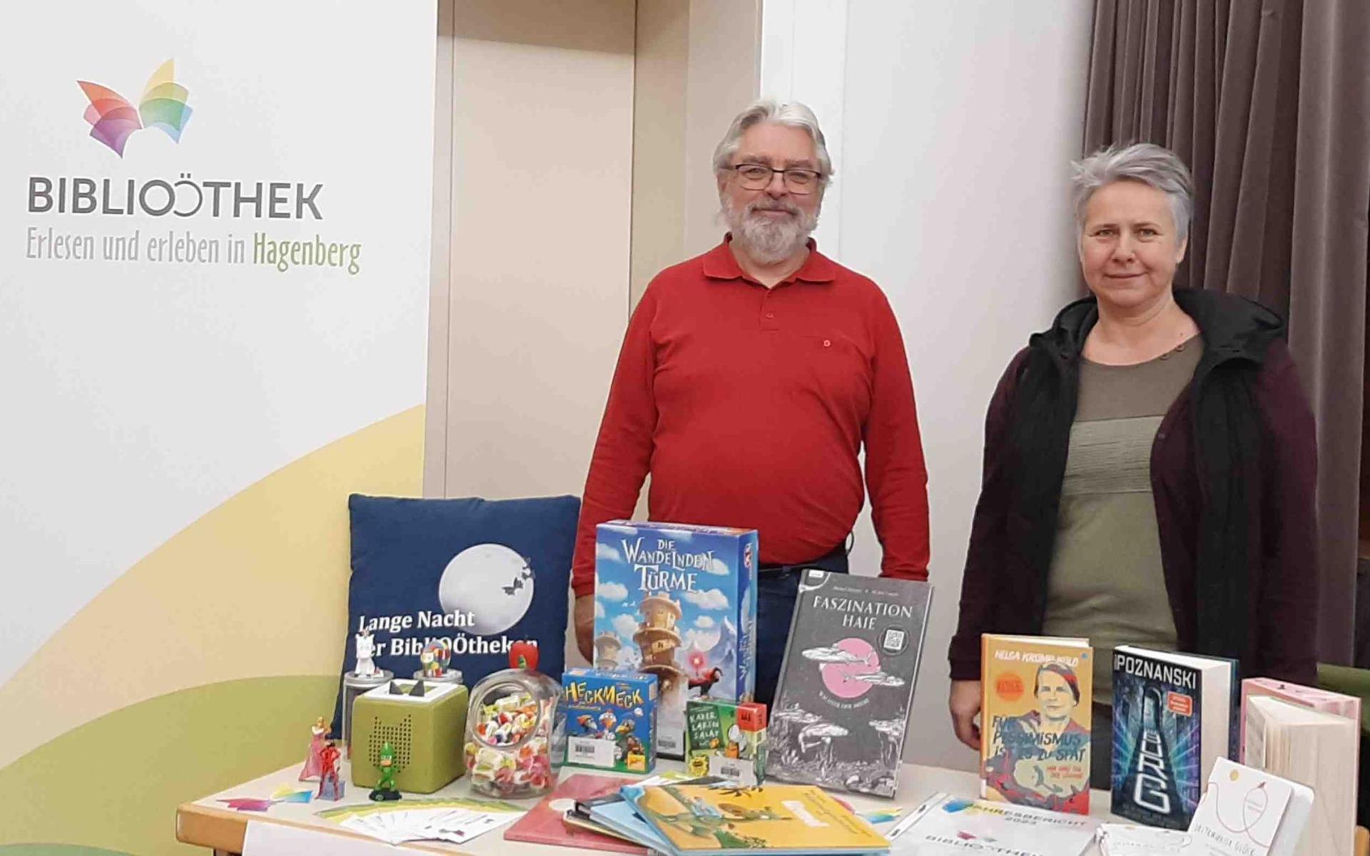 Bibliothek beim Willkommensfest März 2024