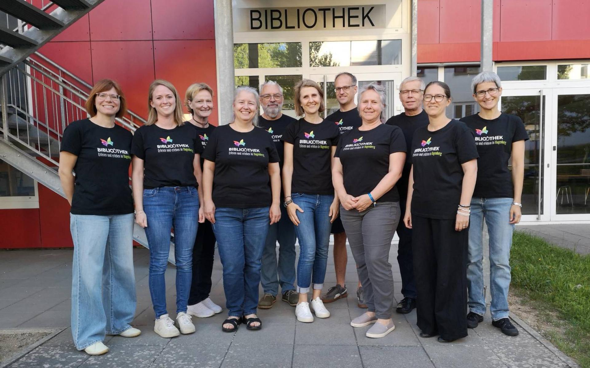 Foto des Bibliotheksteams