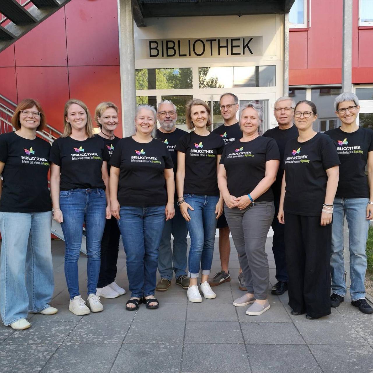 Foto des Bibliotheksteams