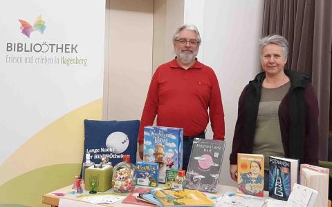 Bibliothek beim Willkommensfest März 2024